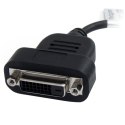 StarTech DP2DVIS adapter kablowy 0,2 m DisplayPort DVI-D Czarny