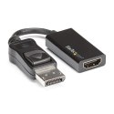 StarTech DP2HD4K60S adapter kablowy 0,215 m DisplayPort HDMI Czarny