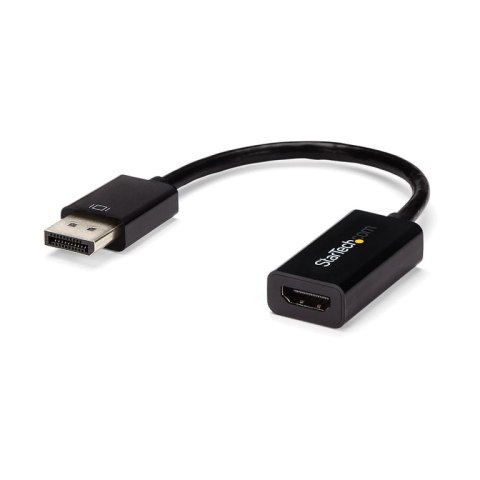 StarTech DP2HD4KS adapter kablowy 0,15 m DisplayPort HDMI Typu A (Standard) Czarny