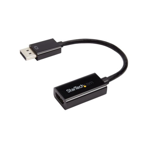StarTech DP2HD4KS adapter kablowy 0,15 m DisplayPort HDMI Typu A (Standard) Czarny