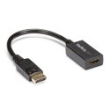 StarTech DP2HDMI2 adapter kablowy 0,21 m DisplayPort HDMI Czarny