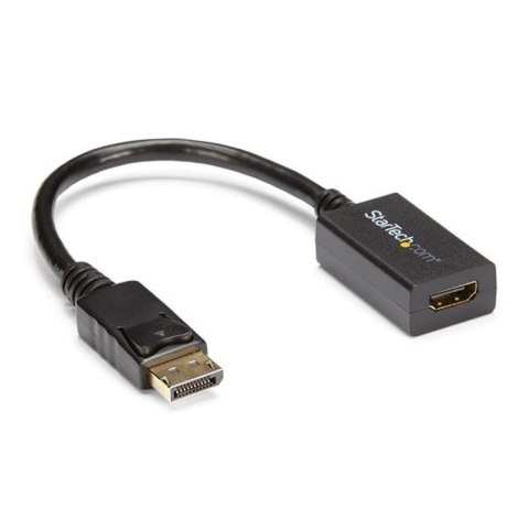 StarTech DP2HDMI2 adapter kablowy 0,21 m DisplayPort HDMI Czarny