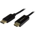 StarTech DP2HDMM2MB adapter kablowy 2 m HDMI Typu A (Standard) DisplayPort Czarny