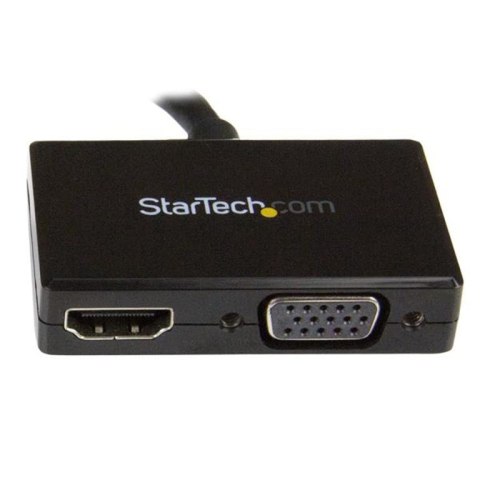 StarTech DP2HDVGA adapter kablowy 0,15 m Czarny