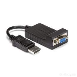 StarTech DP2VGA adapter kablowy 0,08 m DisplayPort VGA (D-Sub) Czarny
