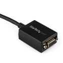 StarTech DP2VGA2 adapter kablowy 0,225 m DisplayPort VGA (D-Sub) Czarny