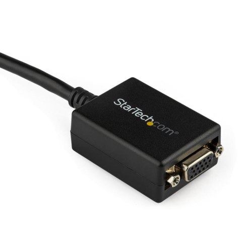 StarTech DP2VGA2 adapter kablowy 0,225 m DisplayPort VGA (D-Sub) Czarny