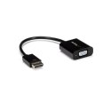 StarTech DP2VGA3 adapter kablowy 0,1 m DisplayPort VGA (D-Sub) Czarny