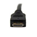 StarTech HDCDVIMM1M adapter kablowy 1 m Mini-HDMI DVI-D Czarny