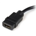 StarTech HDDVIFM8IN adapter kablowy 0,203 m HDMI Typu A (Standard) DVI-D Czarny