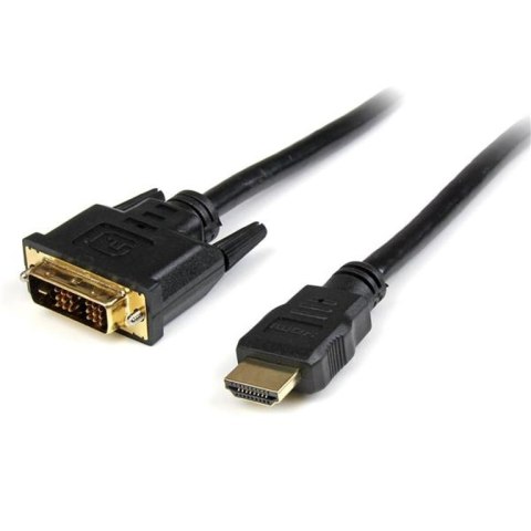 StarTech HDDVIMM2M adapter kablowy 2 m HDMI DVI-D Czarny