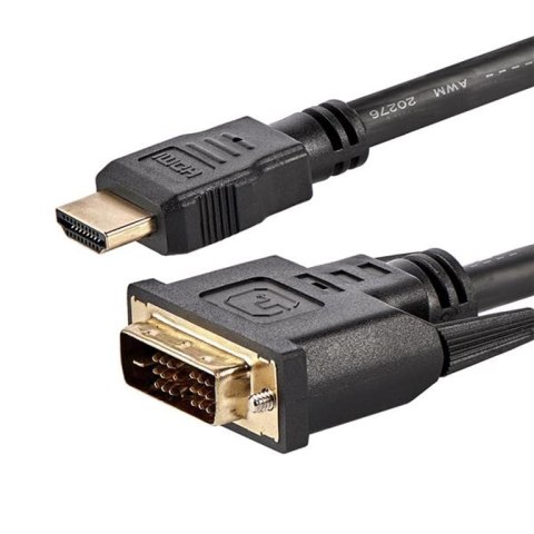 StarTech HDMIDVIMM6 adapter kablowy 1,8 m HDMI DVI-D Czarny