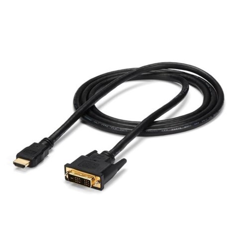 StarTech HDMIDVIMM6 adapter kablowy 1,8 m HDMI DVI-D Czarny