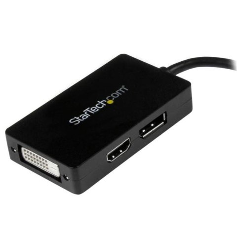 StarTech MDP2DPDVHD adapter kablowy 0,15 m Mini DisplayPort DisplayPort + DVI-D + HDMI Czarny
