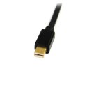 StarTech MDP2DVIMM6 adapter kablowy 1,8 m Mini DisplayPort DVI-D Czarny