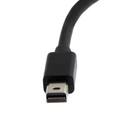 StarTech MDP2DVIS adapter kablowy 0,12 m Mini DisplayPort DVI-D Czarny