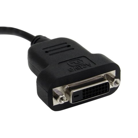 StarTech MDP2DVIS adapter kablowy 0,12 m Mini DisplayPort DVI-D Czarny