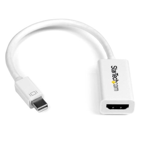 StarTech MDP2HD4KSW adapter kablowy 0,15 m Mini DisplayPort HDMI Biały