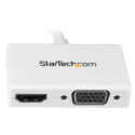 StarTech MDP2HDVGAW adapter kablowy 0,15 m Biały