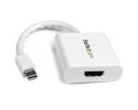 StarTech MDP2HDW adapter kablowy 0,12 m Mini-DisplayPort HDMI Biały