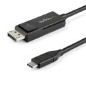 StarTech CDP2DP2MBD adapter kablowy 2 m USB Type-C DisplayPort Czarny