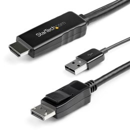 StarTech HD2DPMM2M adapter kablowy 2 m HDMI Typu A (Standard) DisplayPort Czarny