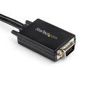 StarTech VGA2HDMM2M adapter kablowy 2 m USB Type-A + VGA (D-Sub) HDMI Typu A (Standard) Czarny