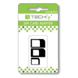 Techly I-SIM-3 adapter kart pamięci flash/SIM Adapter do karty SIM