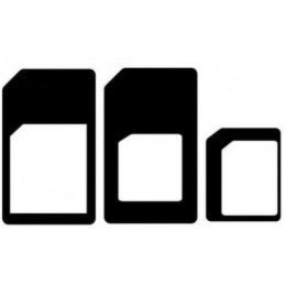 Techly I-SIM-3 adapter kart pamięci flash/SIM Adapter do karty SIM