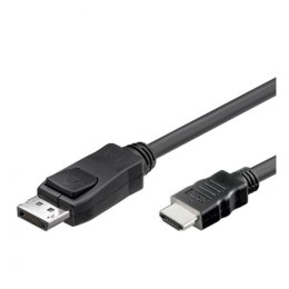 Techly ICOC-DSP-H-010 adapter kablowy 1 m DisplayPort HDMI Typu A (Standard) Czarny