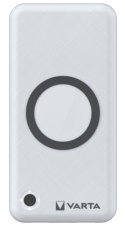 Varta 57909 101 111 bank mocy Litowo-polimerowy (LiPo) 20000 mAh Bezprzewodowe ładowanie Biały