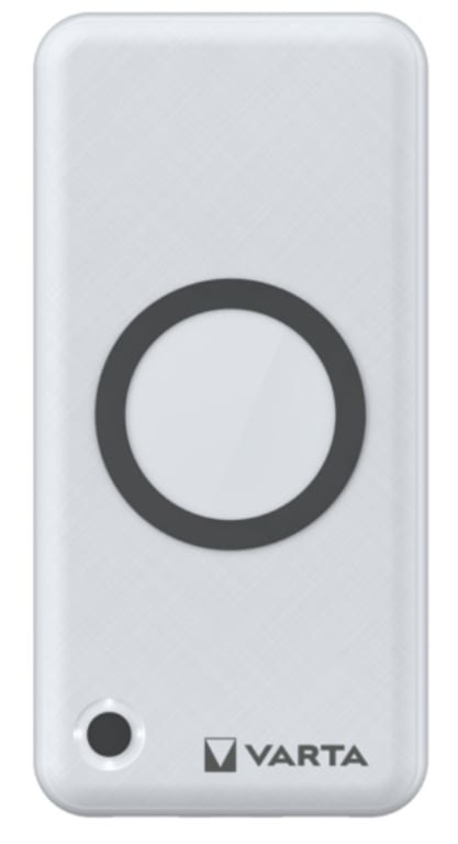 Varta 57909 101 111 bank mocy Litowo-polimerowy (LiPo) 20000 mAh Bezprzewodowe ładowanie Biały