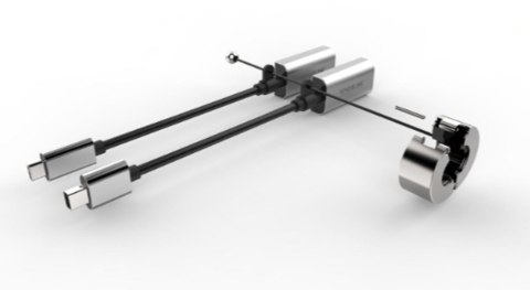 Vivolink PROADRING8S adapter kablowy Mini DisplayPort + USB-C HDMI Czarny, Szary