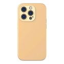 Etui BASEUS Liquid Silica Gel iPhone 14 Pro Max (żółte)