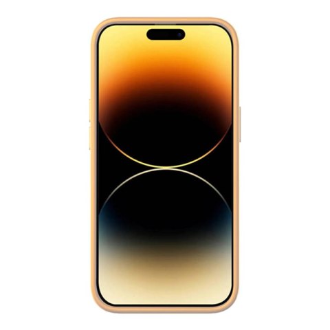 Etui BASEUS Liquid Silica Gel iPhone 14 Pro Max (żółte)