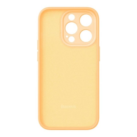 Etui BASEUS Liquid Silica Gel iPhone 14 Pro Max (żółte)