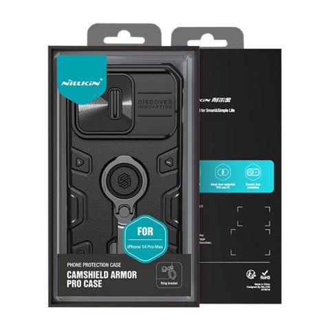 Etui NILLKIN CamShield Armor Pro iPhone 14 Pro Max (czarne)