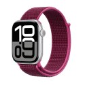 Crong Nylon - Pasek sportowy do Apple Watch 38/40/41/42 mm (Magenta Fusion)