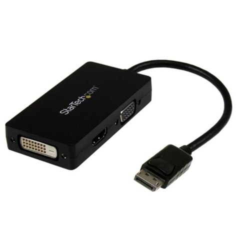 StarTech DP2VGDVHD adapter kablowy 0,15 m Czarny