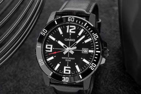 Zegarek Męski CASIO MTP-VD01BL-1 + BOX