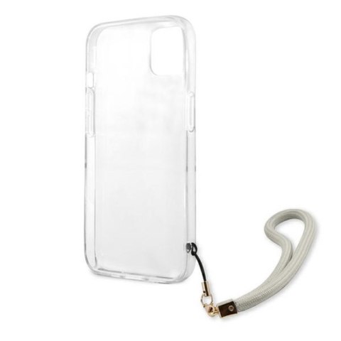 Guess Marble Strap - Etui iPhone 13 Mini (szary)