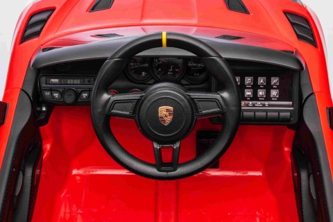 Pojazd Porsche Spyder RS 718 Czerwony MP4