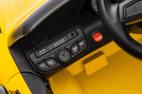 Pojazd Porsche Spyder RS 718 Żółty samochód sportowy