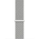 Crong Nylon - Pasek sportowy do Apple Watch 38/40/41/42 mm (Silver Grey)