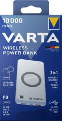 Varta 57913 Litowo-polimerowy (LiPo) 10000 mAh Bezprzewodowe ładowanie Biały