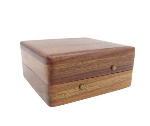 Kompas z zegarem słonecznym Gilbert w obudowie drewnianej - CGSD