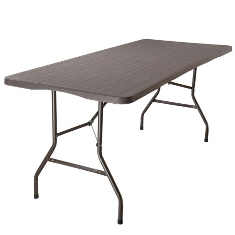 Stół cateringowy ogrodowy WOODLAND brązowy