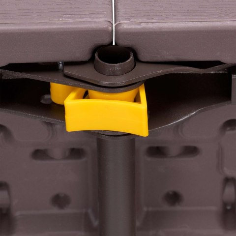 Stół cateringowy ogrodowy WOODLAND brązowy