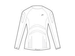 Koszulka damska FUSE ALLSEASON Megalight 200 długi rękaw / XL biała (WYPRZEDAŻ -60%)