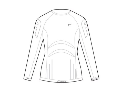 Koszulka damska FUSE ALLSEASON Megalight 200 długi rękaw / M biała (WYPRZEDAŻ -60%)